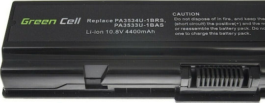 Green Cell Съвместима Батерия за Toshiba Сателит A200/A210/L300 с 4400mAh