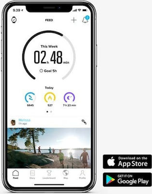 Suunto Spartan Trainer Wrist HR 46mm Waterproof Smartwatch with Heart Rate Monitor (Ocean)
