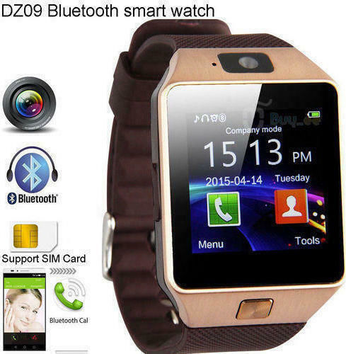 DZ09 43mm Smartwatch with SIM (Rose Gold)