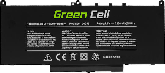 Green Cell Съвместима Батерия за Dell Географска ширина E7270/E7470 с 5800mAh