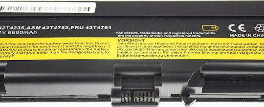Green Cell Compatible Battery for Lenovo ThinkPad T410/T420/T510/T520 with 6600mAh