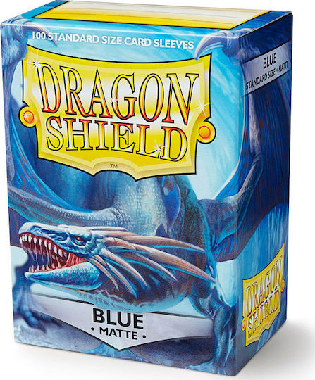Dragon Shield Game Accessory Dragon Shield Blue Matte Protective Card Sleeves 100τμχ