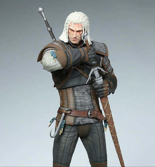 Dark Horse Comics The Witcher Geralt Inima de Piatră (cu 2 Capete) Vânătoare Sălbatică Figurină 24cm
