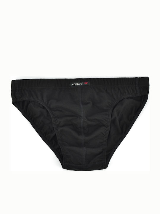 R-1002 Herren Slips Schwarz 1Packung