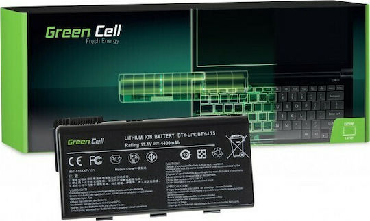 Green Cell Kompatible Batterie für MSI A6000/CR500/CR600 mit 4400mAh