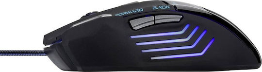 Aula Ghost Shark Expert Gaming Mouse Laser Gaming Ποντίκι Μαύρο