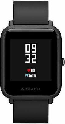 Amazfit Bip Lite 43mm Ceas inteligent cu pulsometru (Negru)
