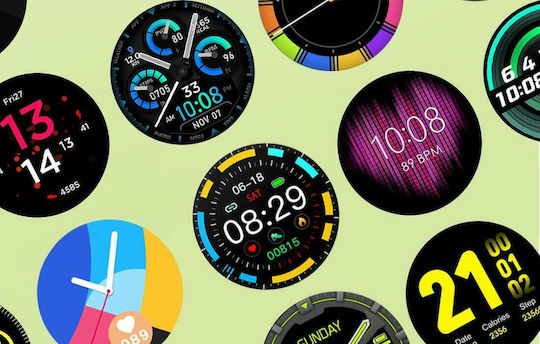 Colmi V23 Pro Smartwatch με Παλμογράφο (Μαύρο)