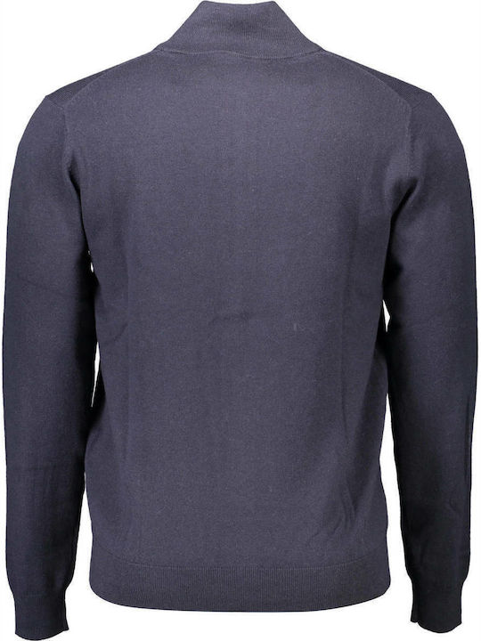 Men's Knitted Cardigan Navy Blue