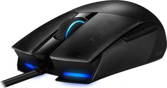 Asus ROG Strix Impact II RGB Геймърска Мишка 6200 DPI Черен