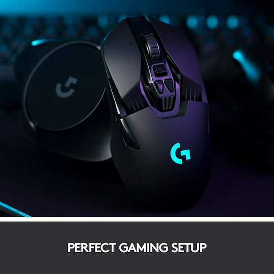 Logitech G903 Lightspeed (Hero) Ασύρματο RGB Gaming Ποντίκι 16000 DPI Μαύρο