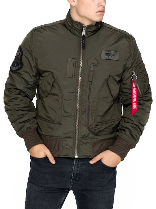 Flight Engine Winter Jacke Bomber Wasserdicht Gray