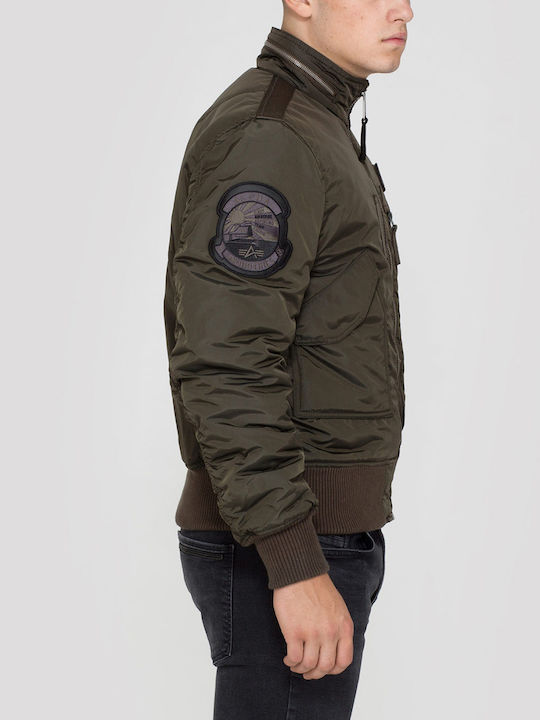 Flight Engine Winter Jacke Bomber Wasserdicht Gray
