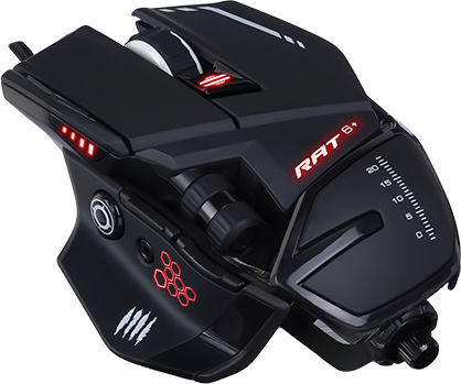 Mad Catz R.A.T. 6+ Gaming Ποντίκι 12000 DPI Μαύρο