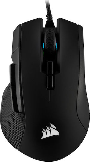 Corsair Ironclaw RGB Gaming Ποντίκι 18000 DPI Μαύρο