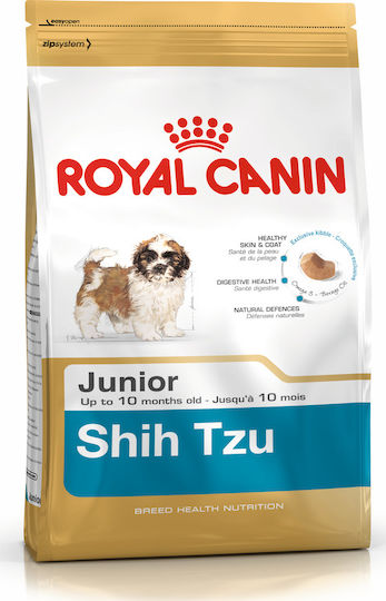 Royal Canin Puppy Shih Tzu 1.5kg Dry Food Gluten-Free for Small Breed Puppies with Poultry and Rice