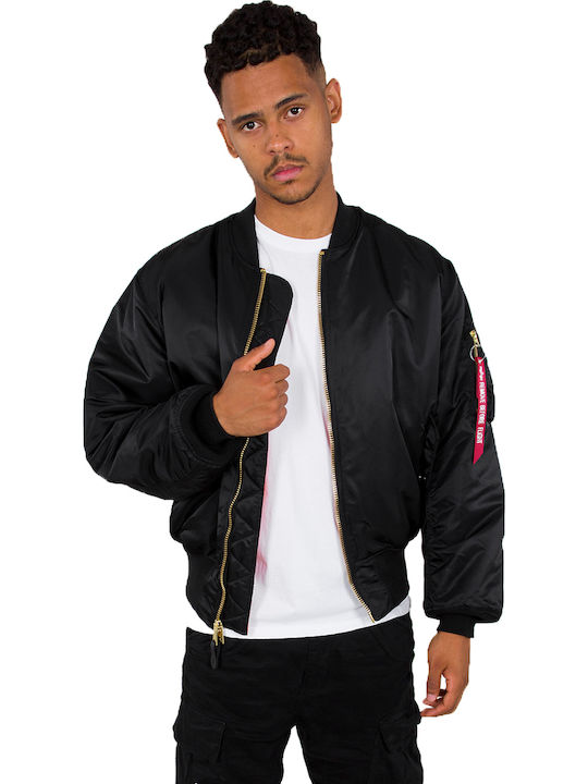 MA1 Jacket Bomber Black