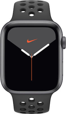 Apple Watch SE Nike Aluminiu 44mm Rezistent la apă cu pulsometru (Anthracite Black)