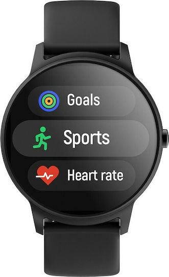 Forever Forevive 2 SB-330 Smartwatch mit Pulsmesser (Schwarz)