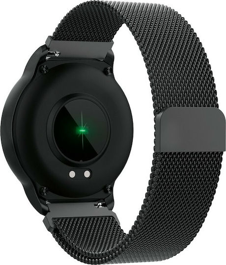 Forever Forevive 2 SB-330 Smartwatch mit Pulsmesser (Schwarz)