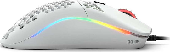 Glorious PC Gaming Race Model O Minus RGB Gaming Mouse 12000 DPI Matte White