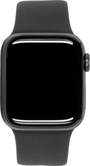 Apple Watch Series 6 Cellular Stainless Steel 40mm Waterproof with eSIM and Heart Rate Monitor (Black)