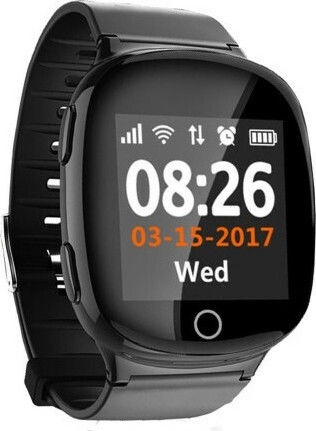 GPS Tracker K30 Smartwatch με SIM και Παλμογράφο (Μαύρο)