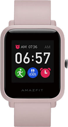 Amazfit Bip S Lite 42mm Αδιάβροχο Smartwatch με Παλμογράφο (Sakura Pink)
