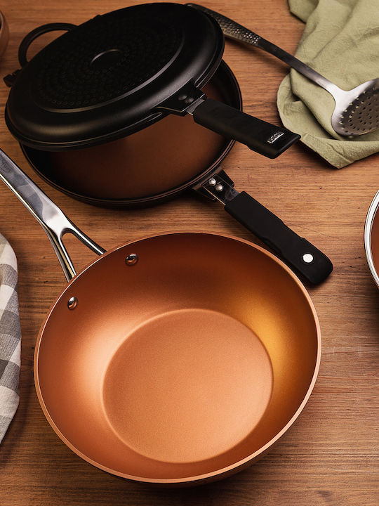 San Ignacio Origen Wok made of Aluminum with Non-Stick Coating 28cm