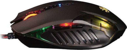 A4Tech Q50 RGB Gaming Ποντίκι 3200 DPI Μαύρο