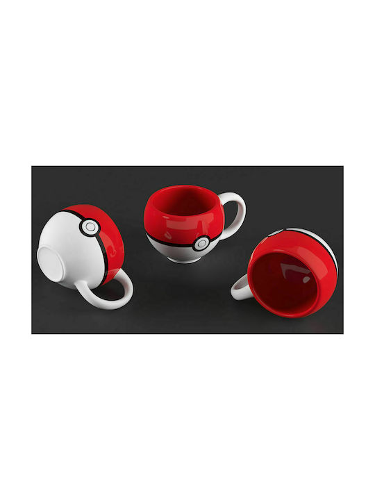 GB eye Pokemon - 3D Pokeball Becher Keramik Rot 300ml