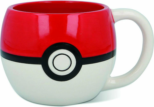 GB eye Pokemon - 3D Pokeball Mug Ceramic Red 300ml
