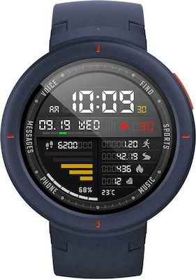 Amazfit Verge 43мм Смарт часовник с Пулсомер (Blue)