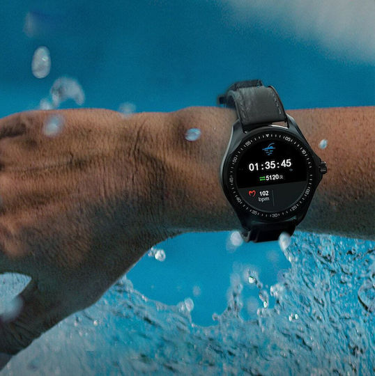 BlitzWolf BW-HL3 Waterproof Smartwatch with Heart Rate Monitor (Black)