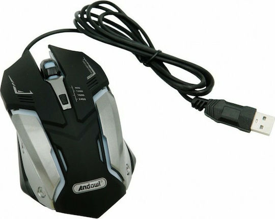 Andowl Q-T41 RGB Gaming Mouse Negru