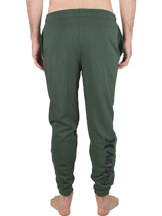 Hurley Pantaloni de trening Verde închis