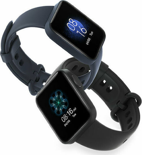 Xiaomi Mi Watch Lite 41mm Αδιάβροχο με Παλμογράφο (Black)