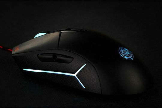 Zeroground MS-4000G Daito RGB Gaming Ποντίκι 10000 DPI Μαύρο