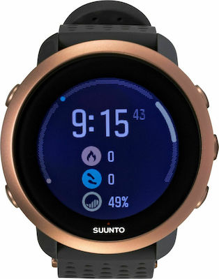 Suunto 3 Smartwatch mit Pulsmesser (Slate Grey Copper)