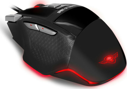 Spirit of Gamer PRO-M8 Light Edition Gaming Ποντίκι 3500 DPI Μαύρο