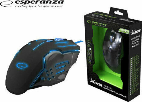 Esperanza MX403 Apache Gaming Mouse Blue