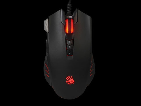 A4Tech V9m RGB Gaming Ποντίκι 4000 DPI Μαύρο