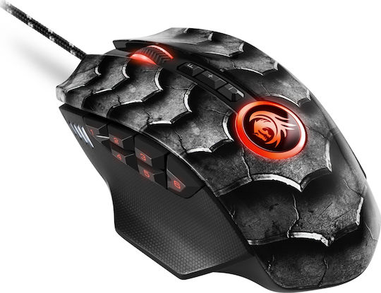 Sharkoon Drakonia II RGB Gaming Gaming Maus 15000 DPI Schwarz