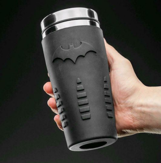 Paladone Batman Ποτήρι Θερμός Ανοξείδωτο 450ml Μαύρο