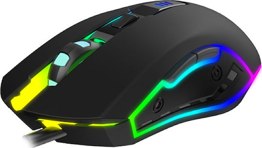 Redragon M988 RGB Storm Elite Gaming Ποντίκι 16000 DPI Μαύρο