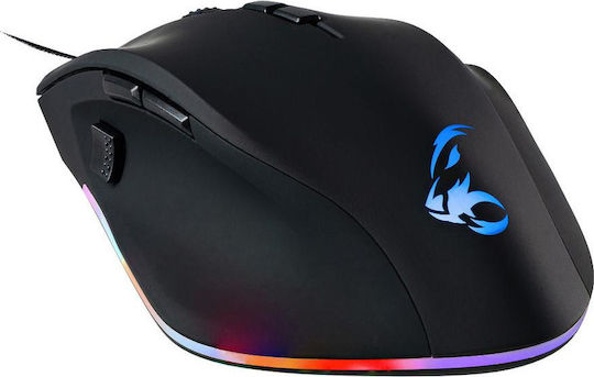 MediaRange MRGS203 RGB Gaming Mouse 5000 DPI Black
