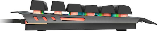 Genesis Rhod 420 RGB Gaming Tastatur mit RGB-Beleuchtung (Englisch US) Silber
