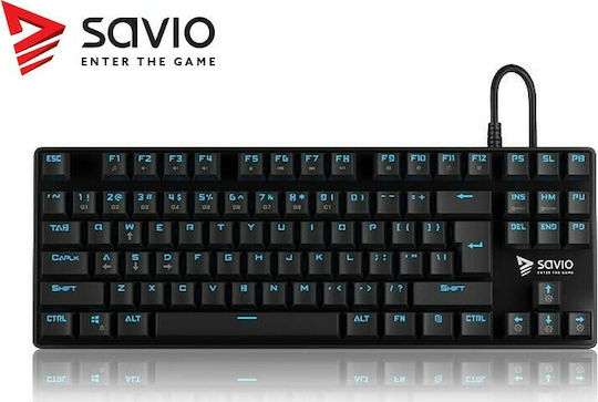 Savio Tempest RX Gaming Mechanical Keyboard Tenkeyless with Outemu Blue switches and Illuminated keys (English US)