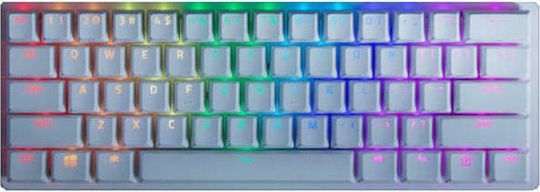 Razer Huntsman Mini Gaming Mechanical Keyboard 60% with Razer Clicky switches and RGB lighting (English US) White