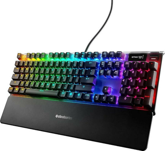 SteelSeries Apex 7 Gaming Mechanical Keyboard with SteelSeries Red Switches and RGB Lighting English US